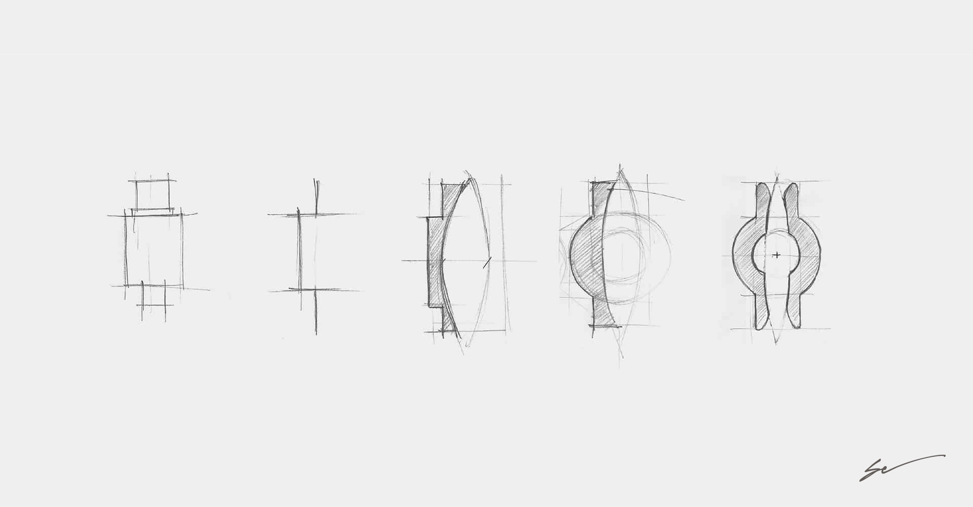 Le fasi della creazione del logo Le fasi della creazione del logo