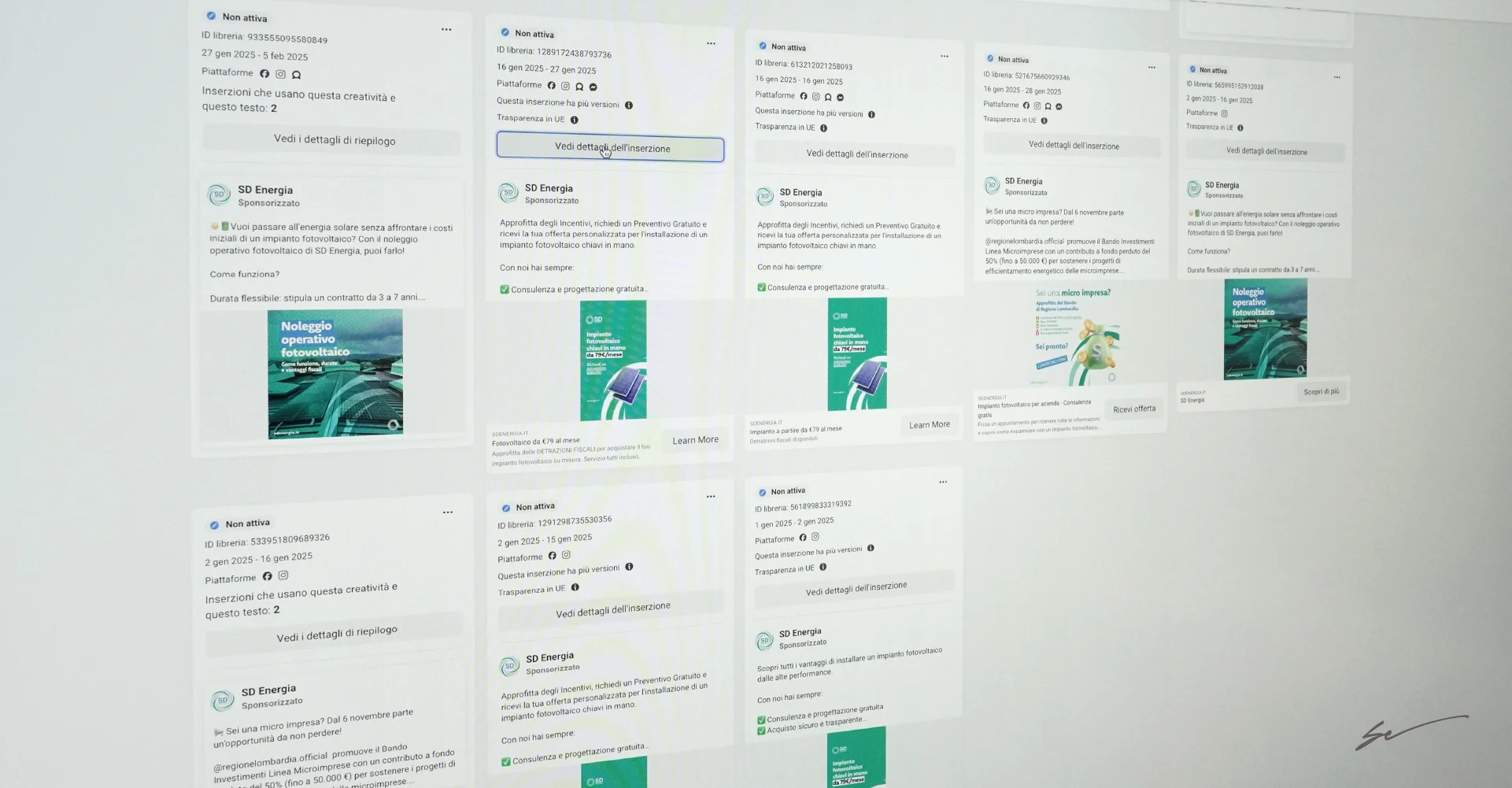 campagne social ads su instagram, facebook linkedIn
