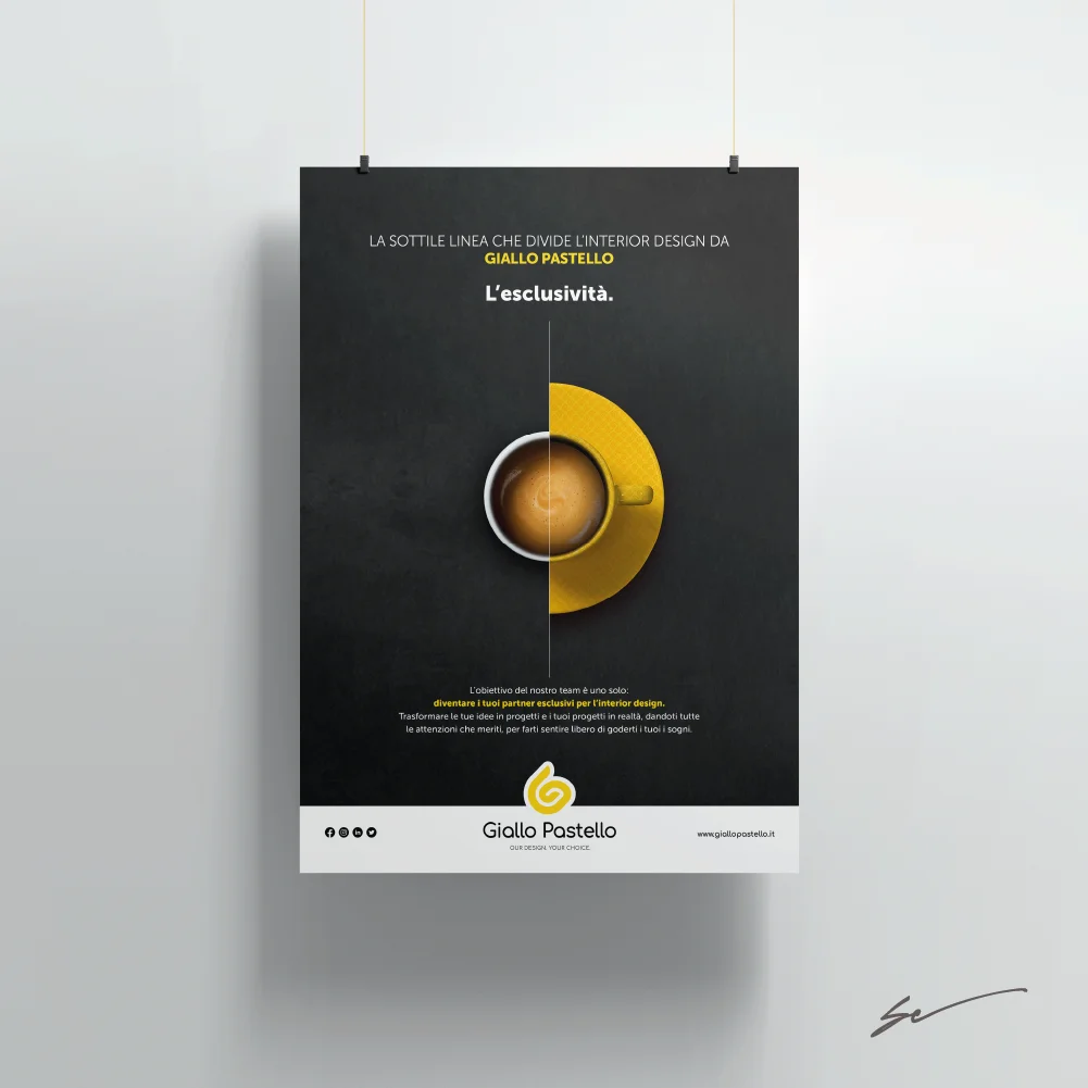 grafica per pagina pubblicitaria