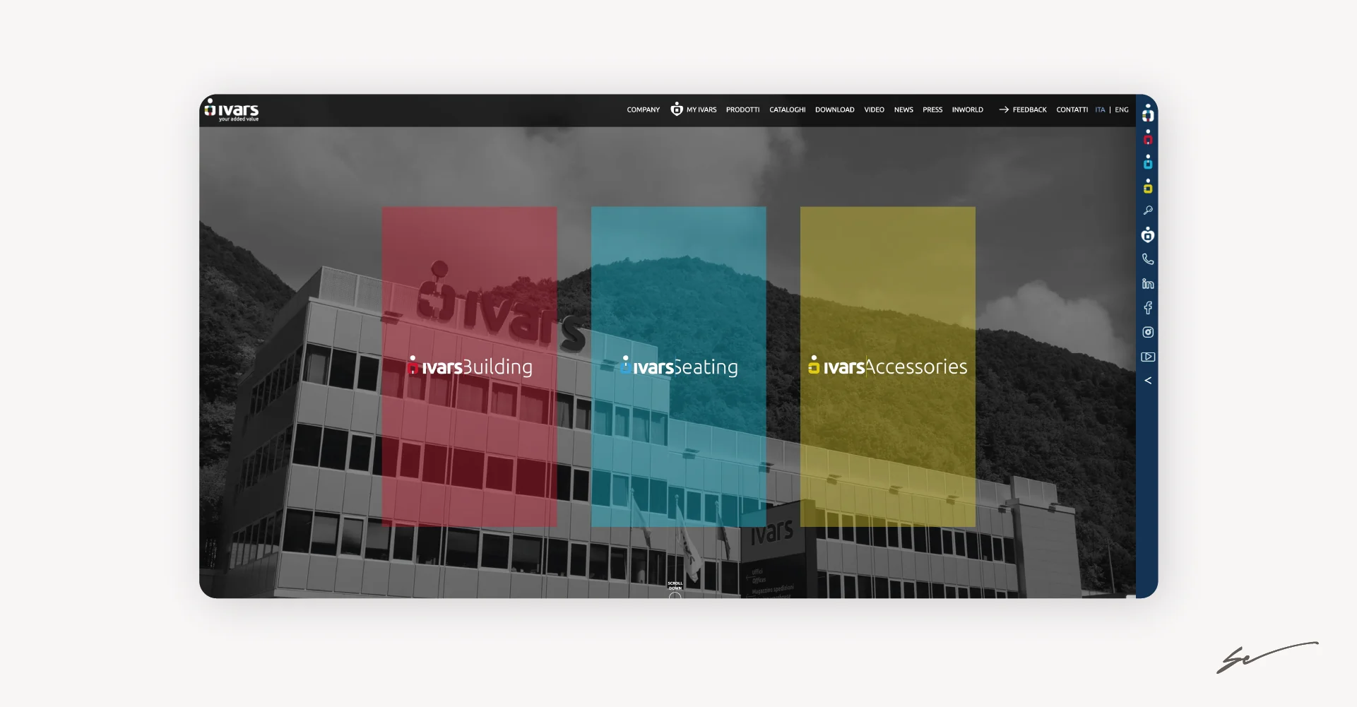 Realizzazione sito web custom