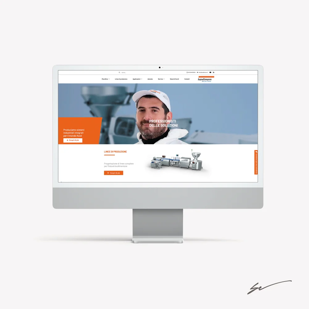 Sito web desktop Sito web desktop