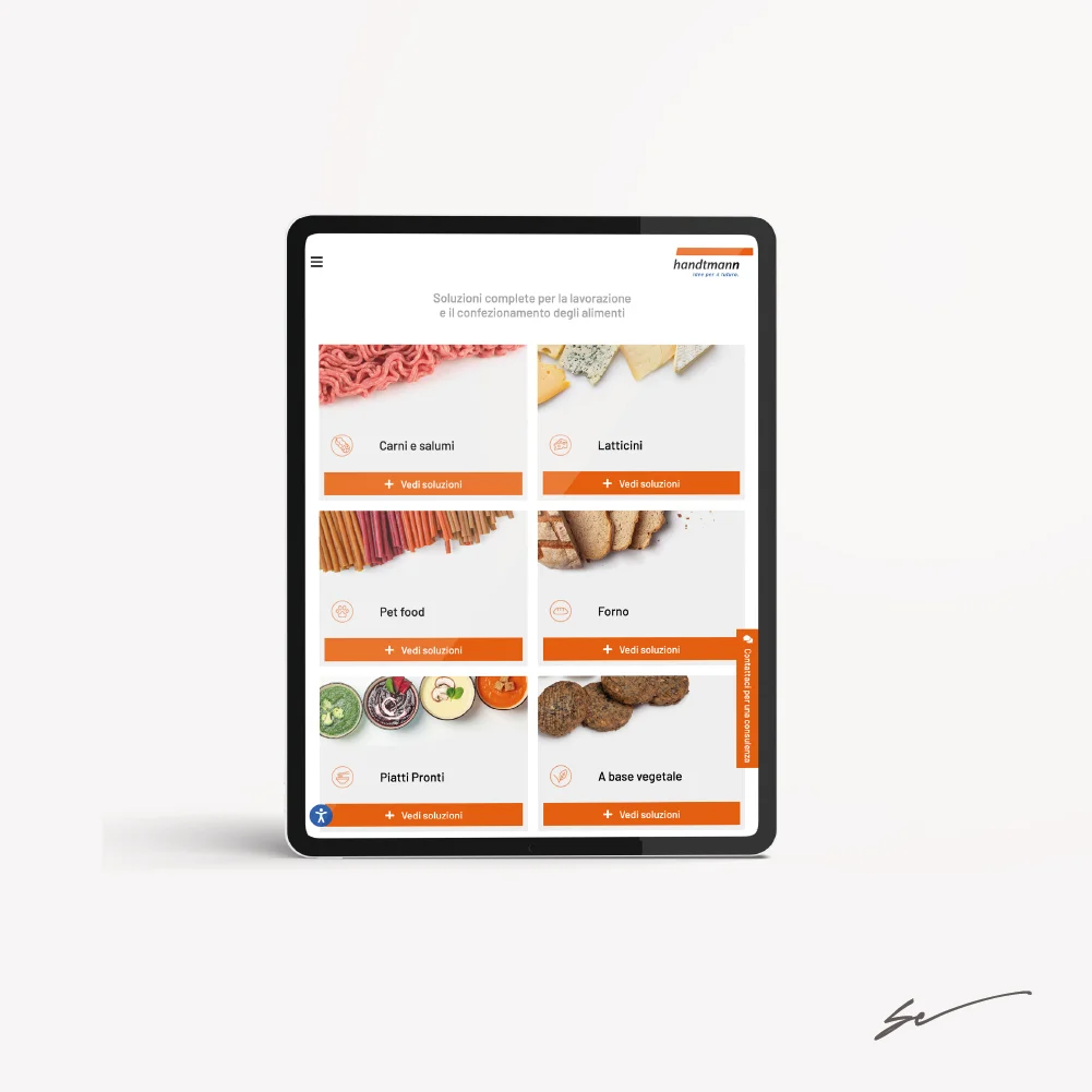 Sito web tablet Sito web tablet