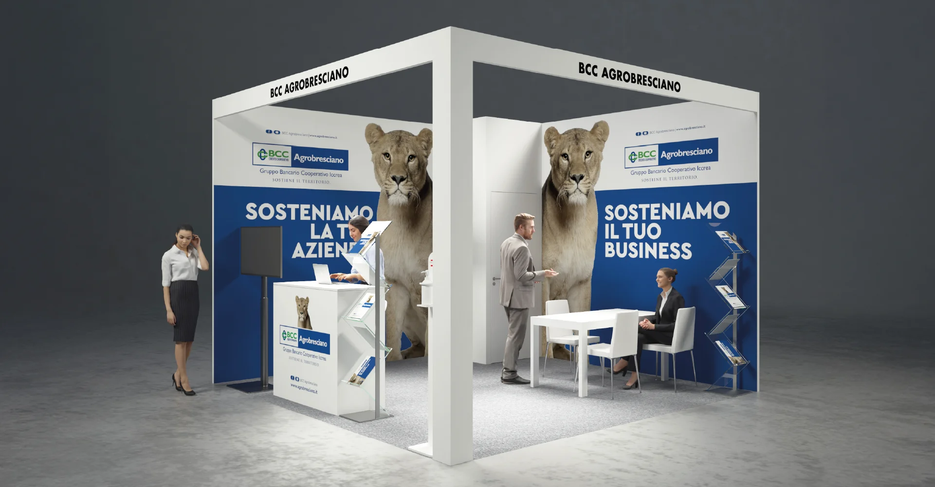 Allestimenti realizzazione dei corner alla fiera Allestimenti realizzazione dei corner alla fiera