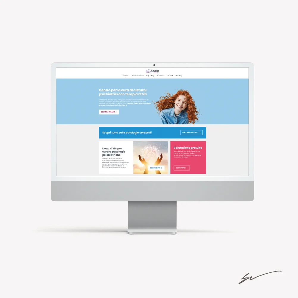 Sitoweb desktop Sitoweb desktop