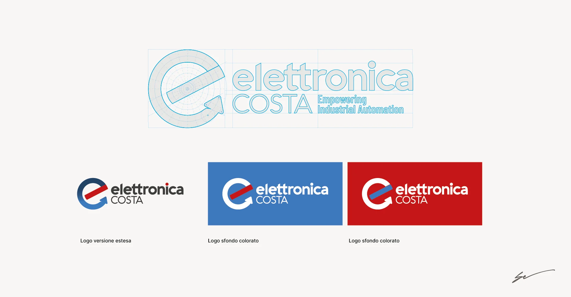 Branding logo versioni positivo e negativo Branding logo versioni positivo e negativo