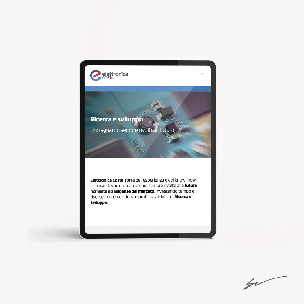 Sitoweb tablet Sitoweb tablet