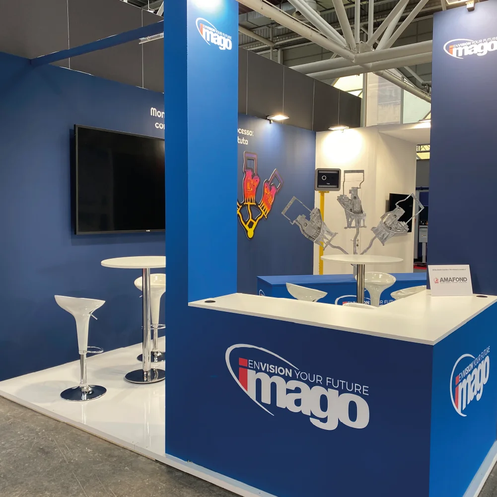 Allestimento dello stand alla fiera metef Allestimento dello stand alla fiera metef