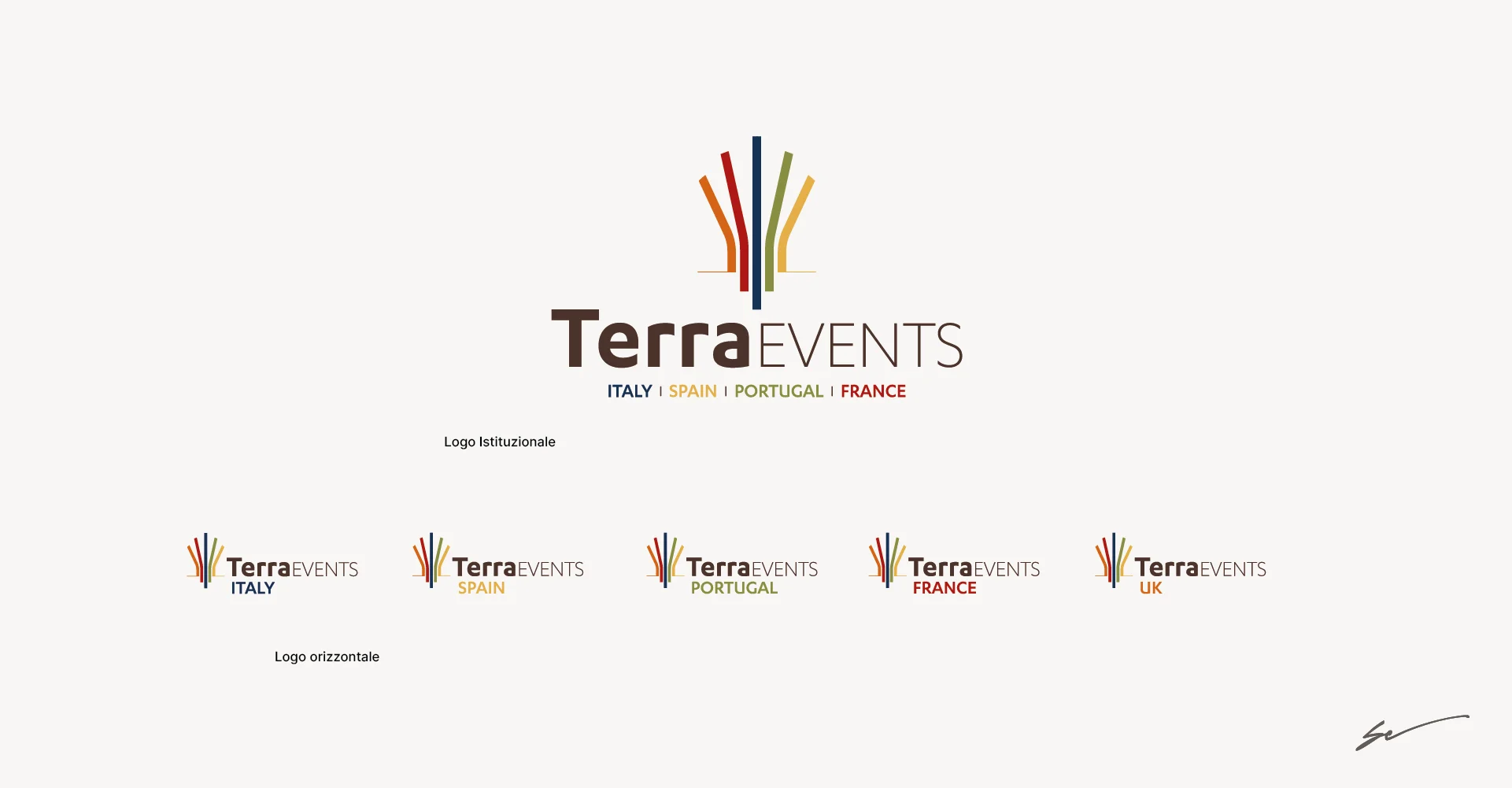 Branding logo con i colori istituzionali Branding logo con i colori istituzionali