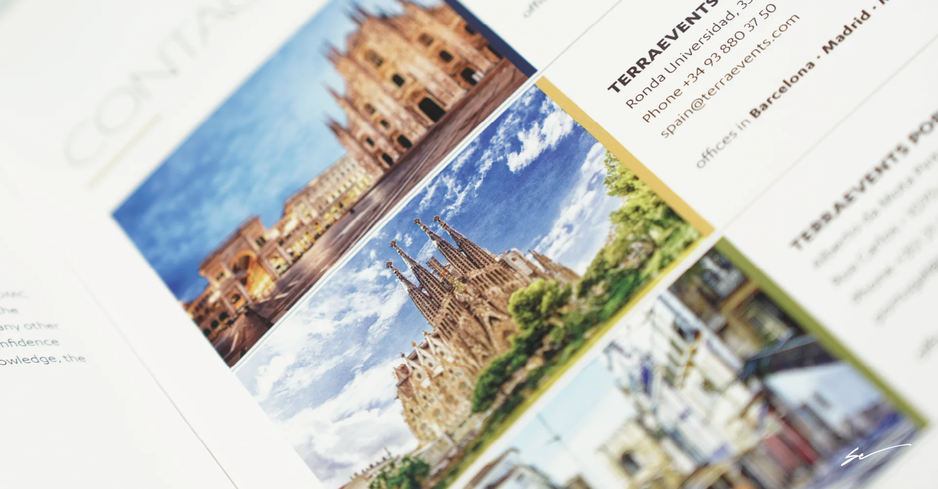 Grafica company profile con timeline Grafica company profile con timeline