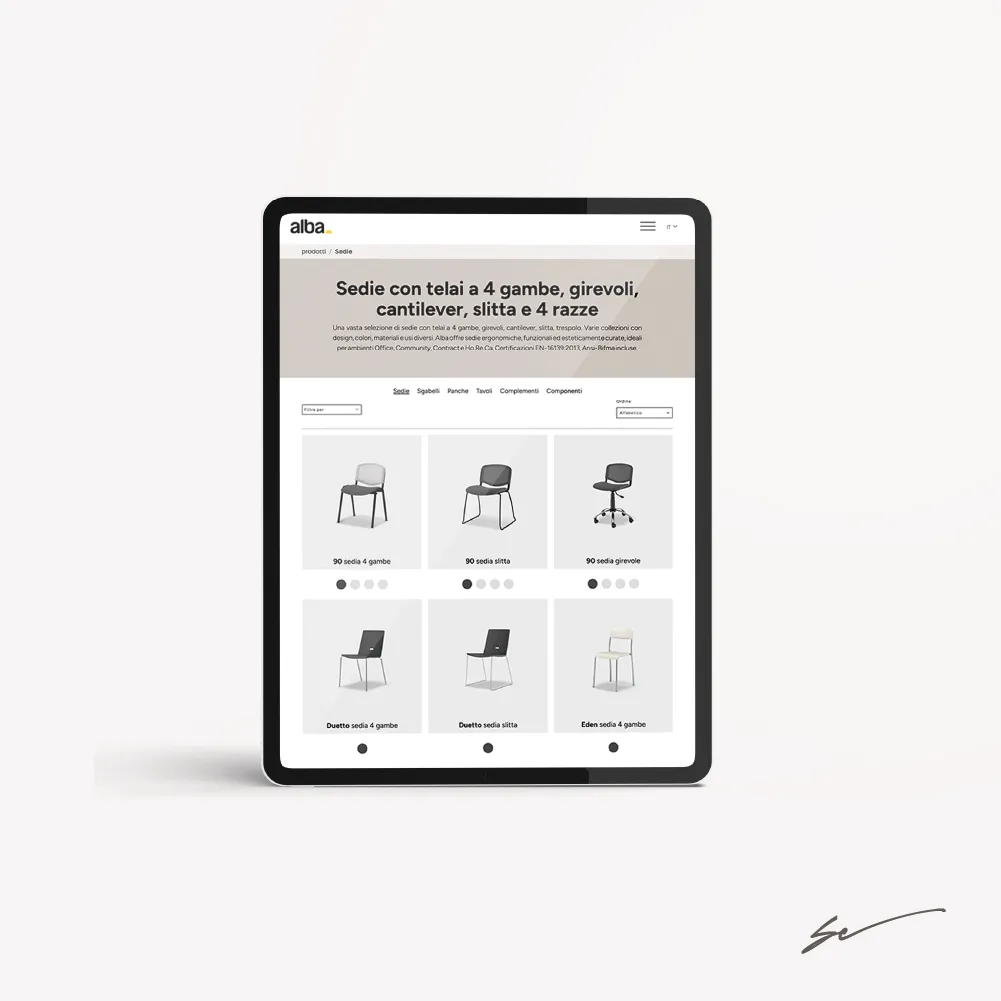 Sitoweb tablet Sitoweb tablet