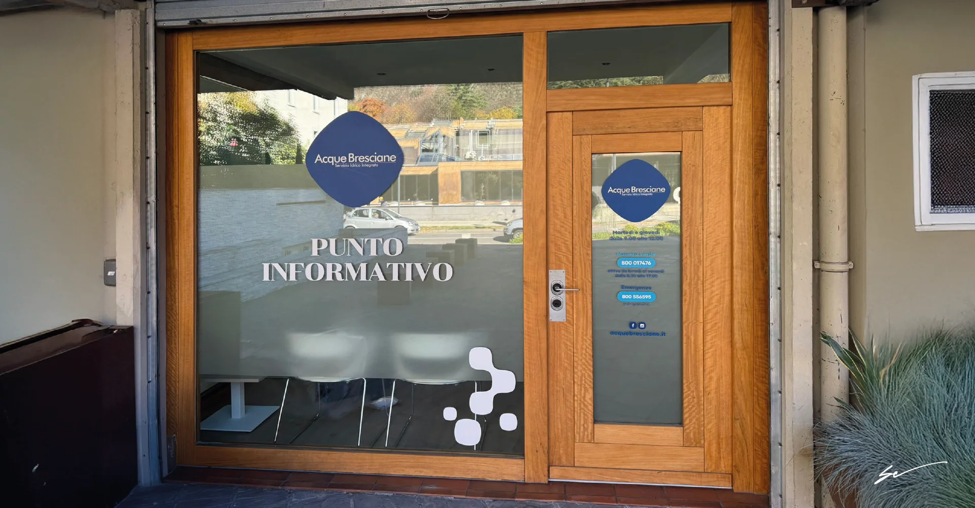 Allestimento grafico vetrofanie sede