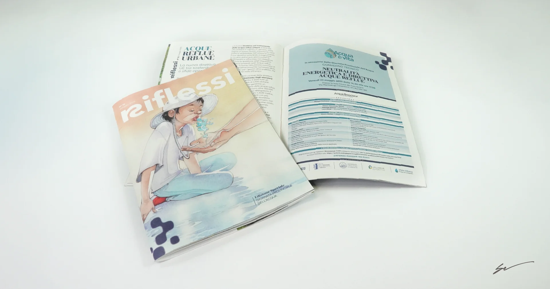 Stampa magazine riflessi